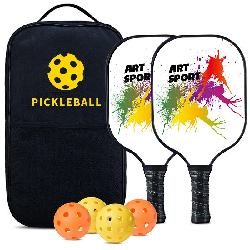 Beach Tennis Paddle Set High Strength Rackets Pickleball Bat
