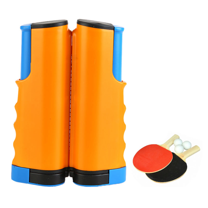 Portable Table Tennis Set 1.7M Retractable Net Training Equipment