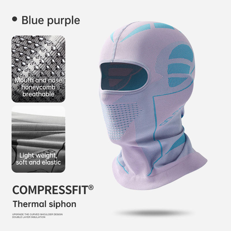 Winter Skiing Head Cover Face Guard Windproof Warm Breathable