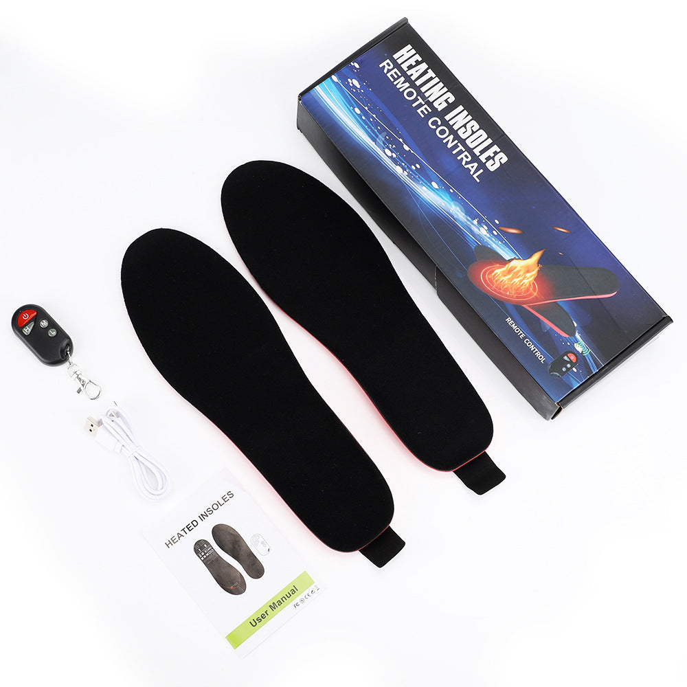 3 Speed Electric Heating Insoles USB Charging Warm Winter Foot