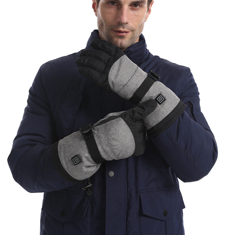 Intelligent Heated Gloves USB Charging Temperature Control Outdoor Skiing