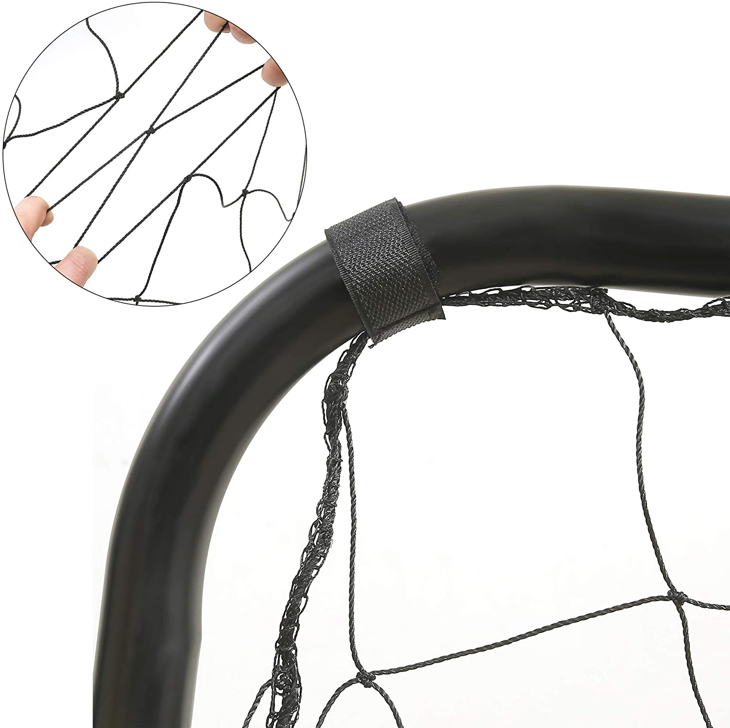 Kids Soccer Goal 12x6 Metal Frame PE Net Portable Outdoor