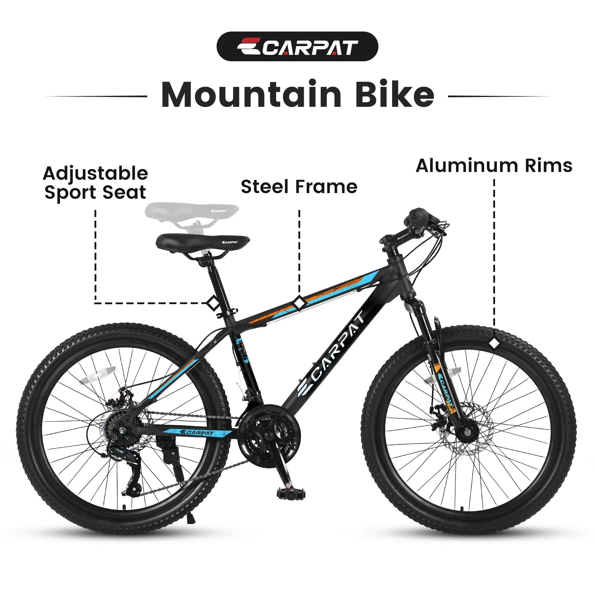 City-Cruizer – 26" Shimano 21-Speed Mountain Bike