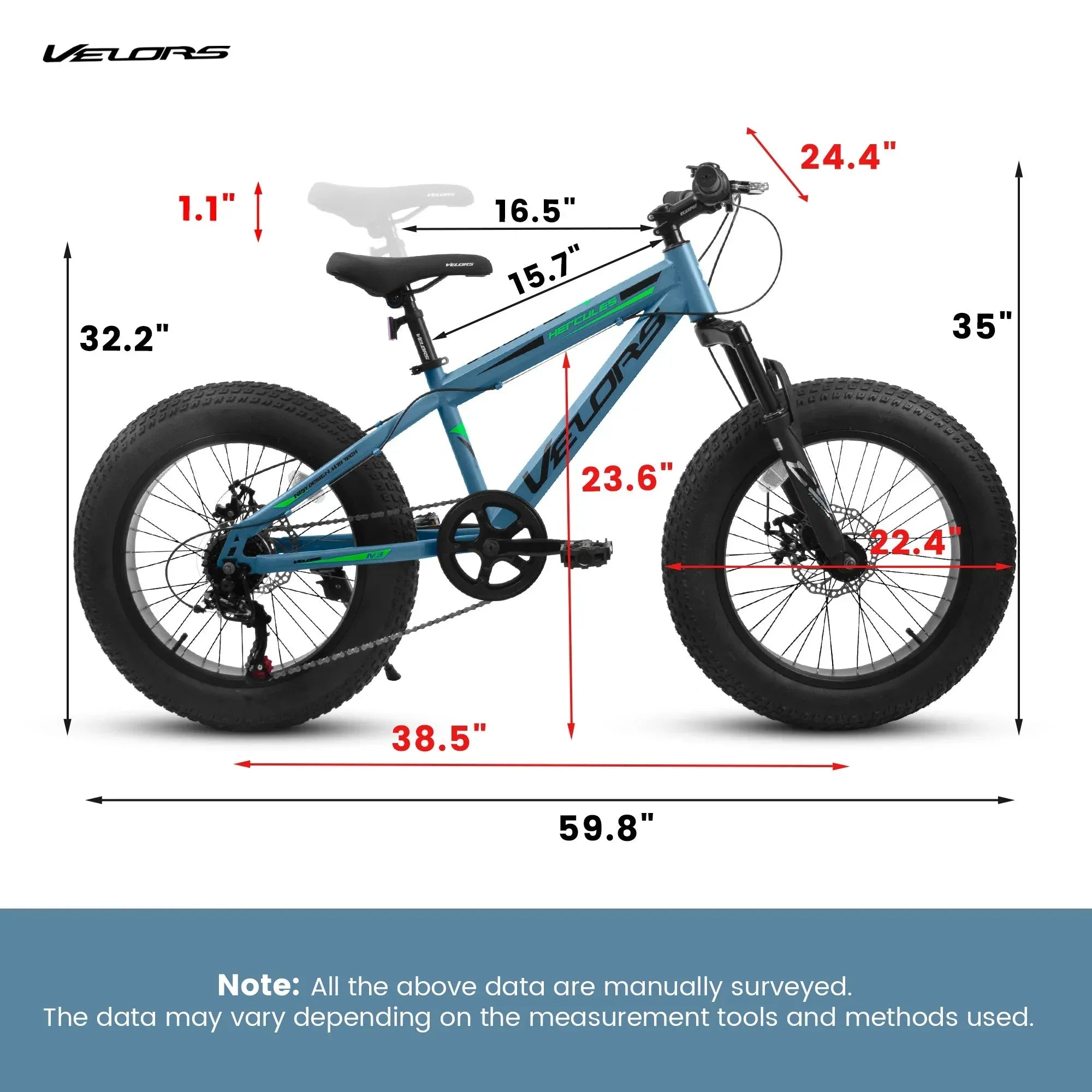 City-Cruizer – 20-Inch Fat Tire Mountain Bike
