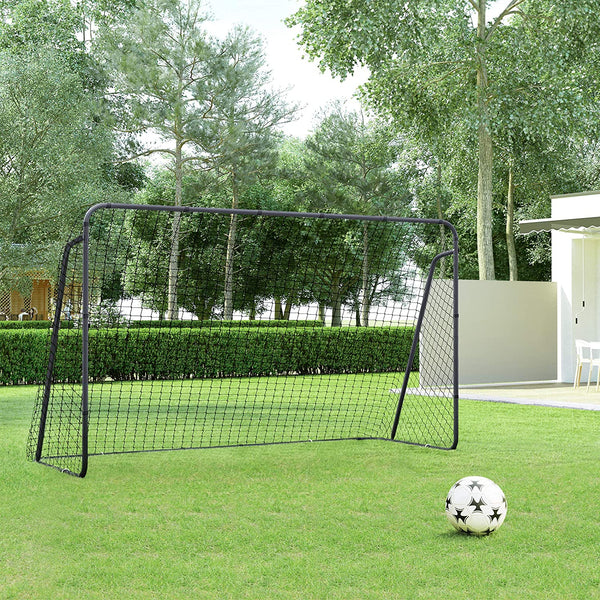 Kids Soccer Goal 12x6 Metal Frame PE Net Portable Outdoor