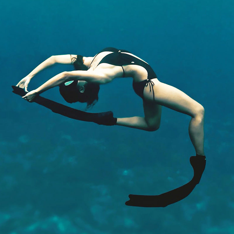Professional Freediving Long Fins Spearfishing Snorkeling Anti Skid Durable