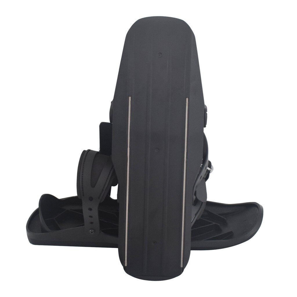 Mini Ski Sled Adjustable Bindings Portable Snow Skates Boots