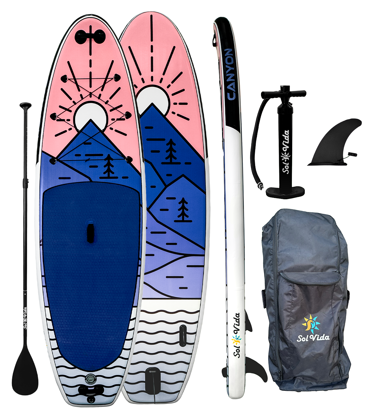 Canyon Pack 11 4 Inflatable Paddle Board Complete SUP Kit