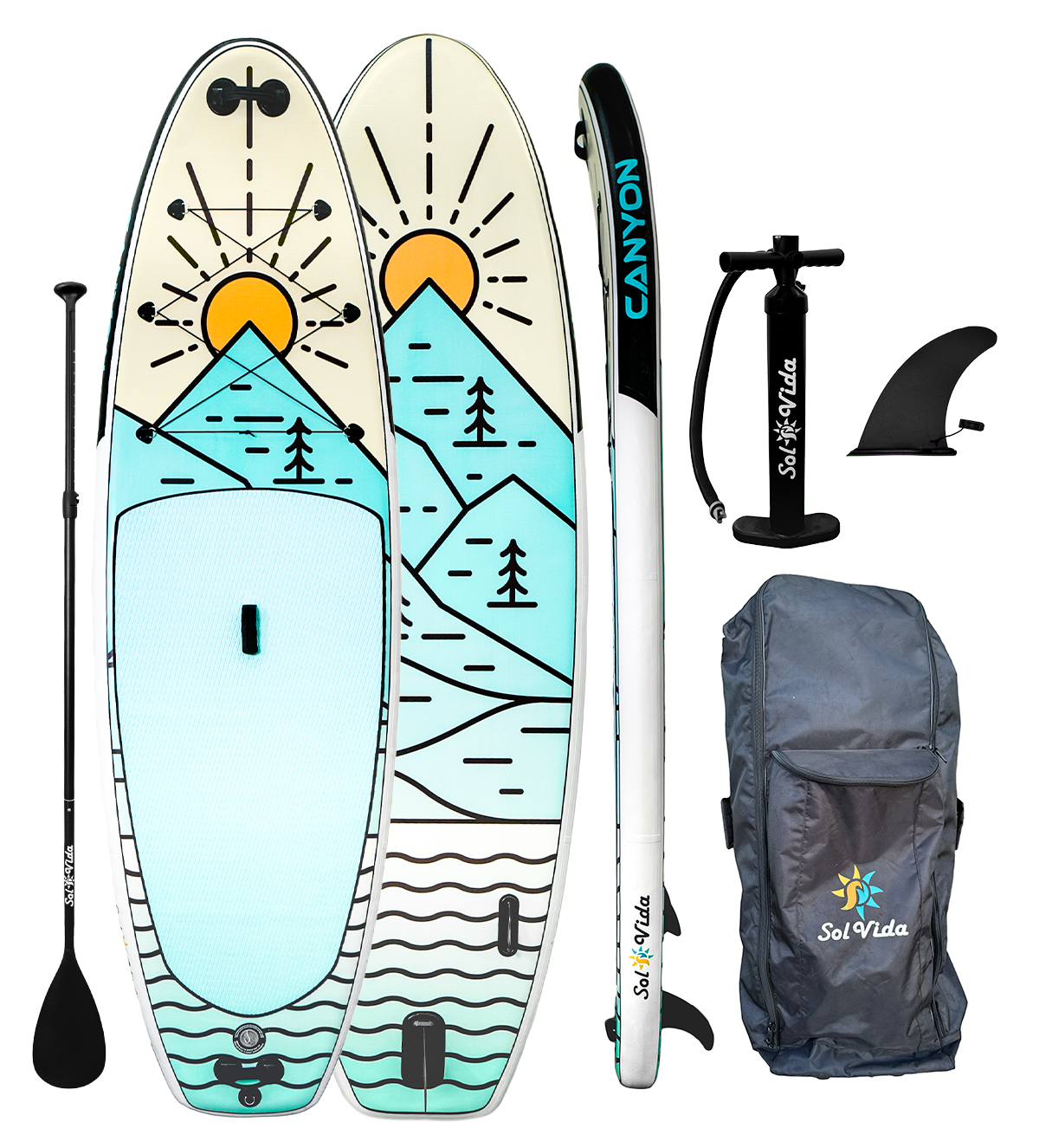 Canyon Pack 11 4 Inflatable Paddle Board Complete SUP Kit