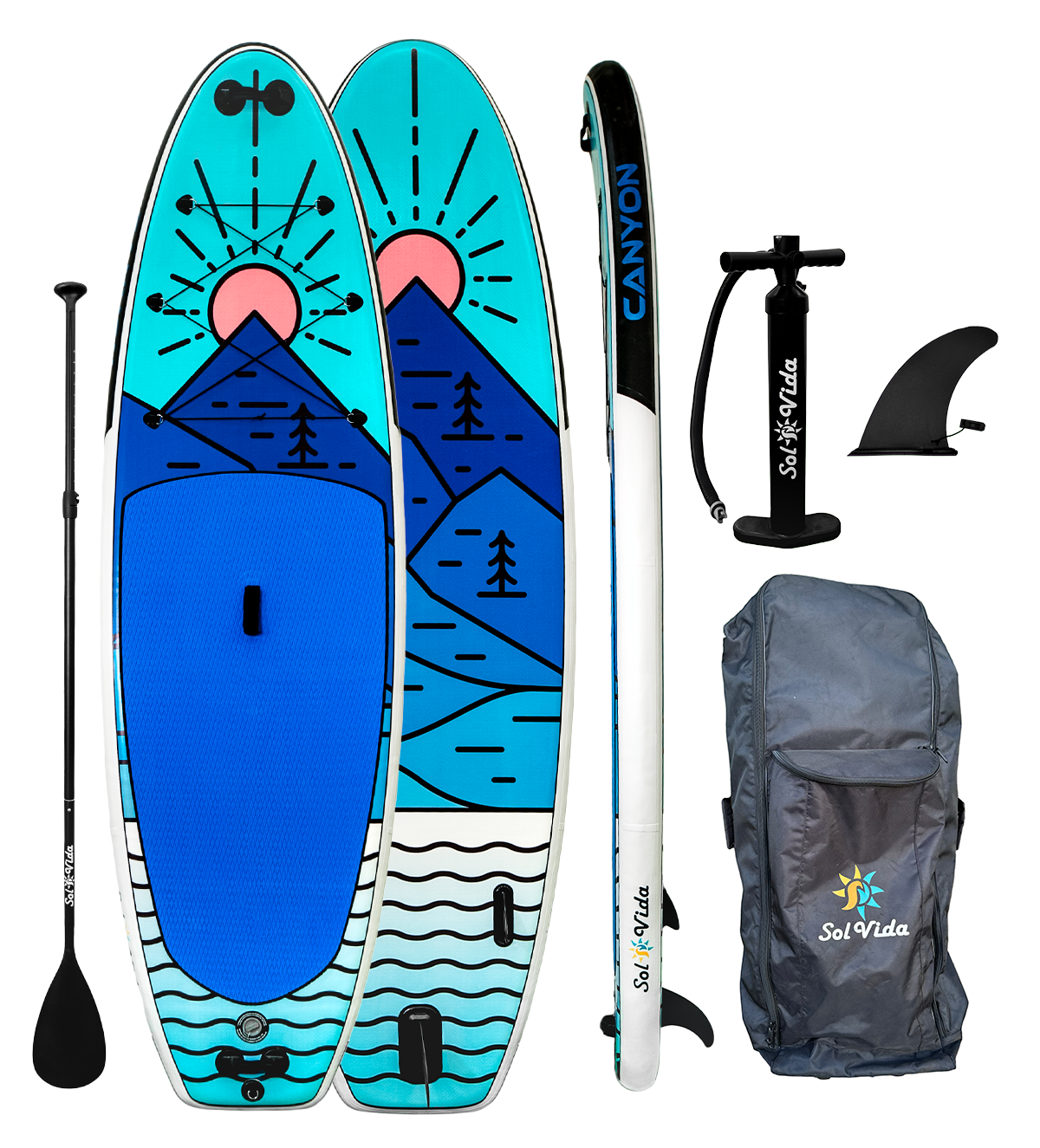 Canyon Pack 11 4 Inflatable Paddle Board Complete SUP Kit