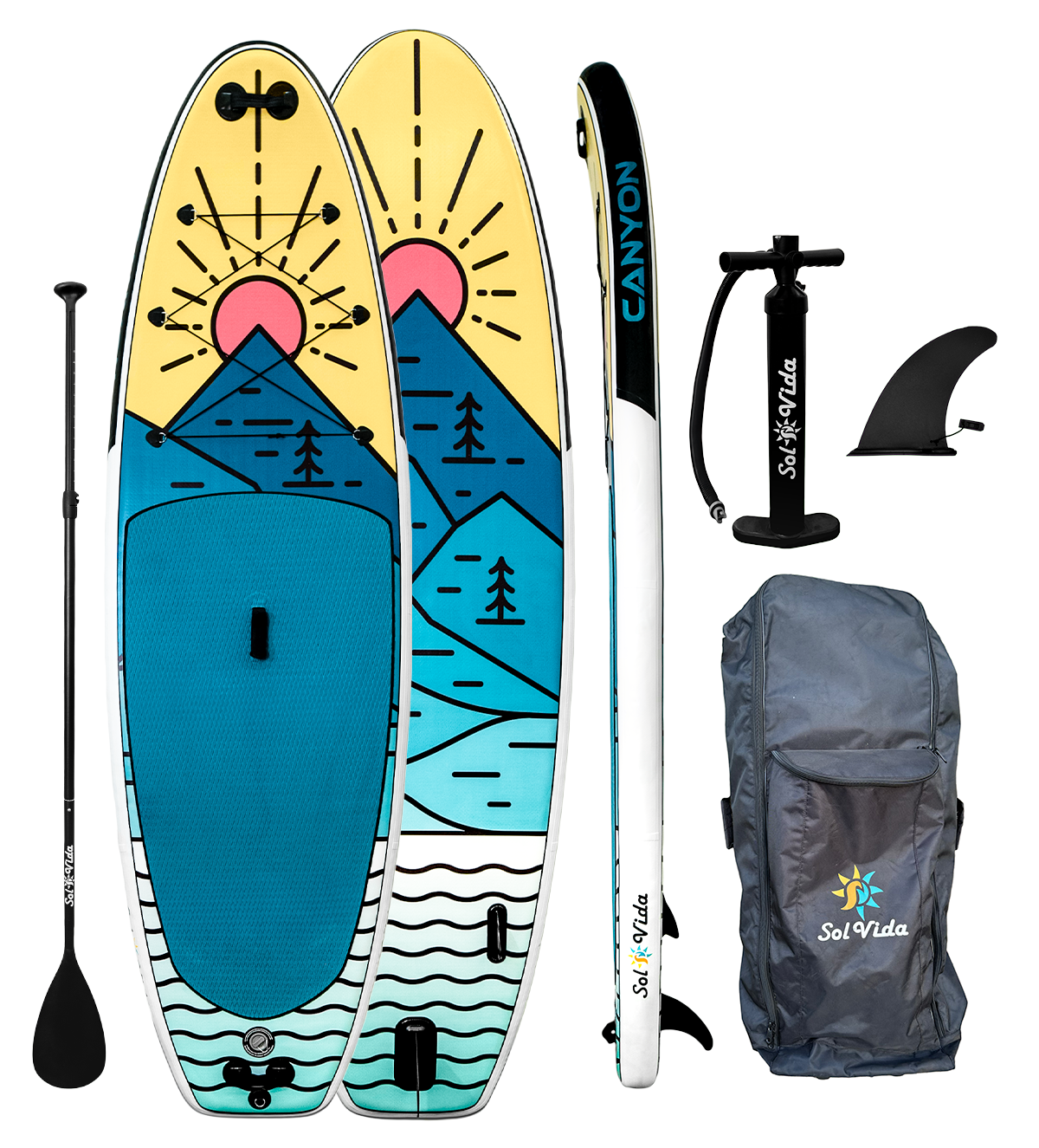Canyon Pack 11 4 Inflatable Paddle Board Complete SUP Kit