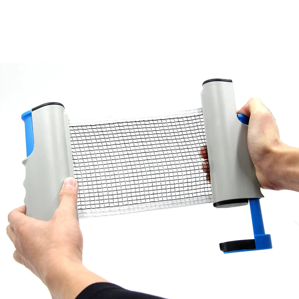 Portable Table Tennis Set 1.7M Retractable Net Training Equipment