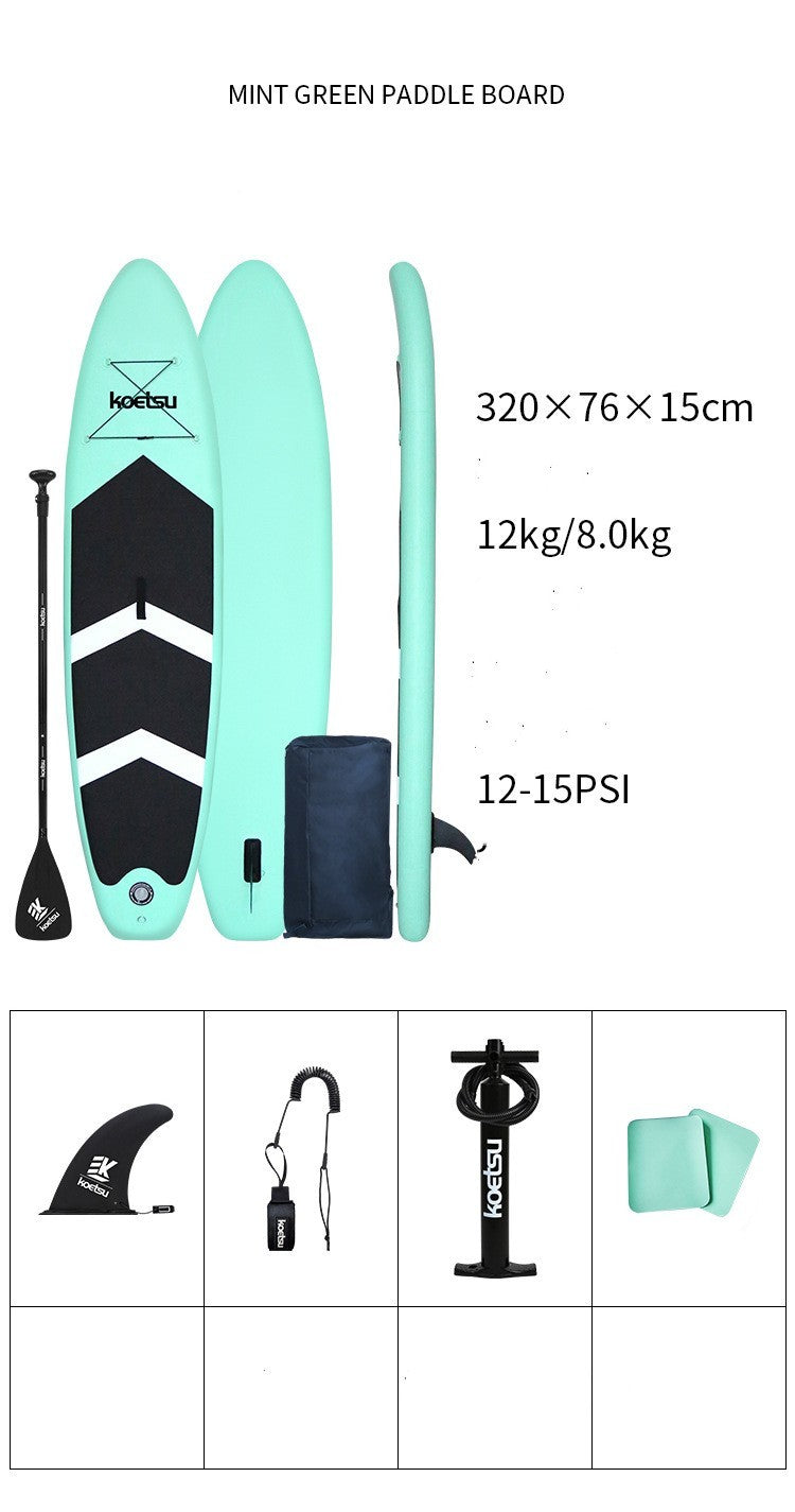 Inflatable Stand Up Paddleboard Beginner Surfboard Water Sports Board