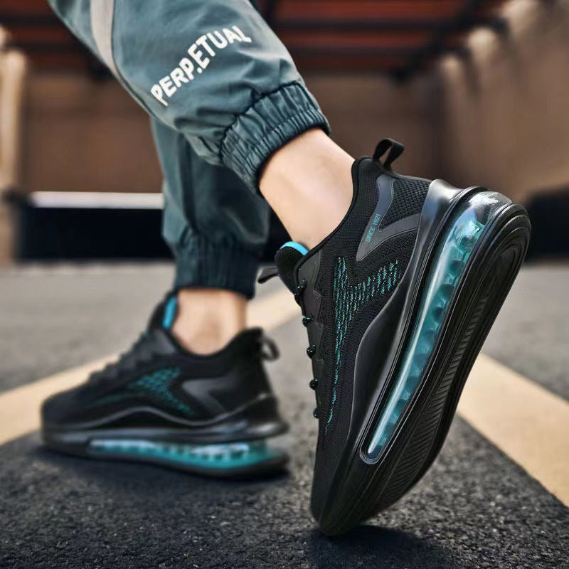 Men’s Spring Running Shoes Air Cushion Height Increasing Casual Sneakers