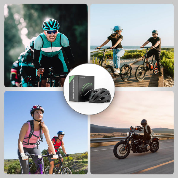 LK-12 Flowing Light Cycling Bike Helmet